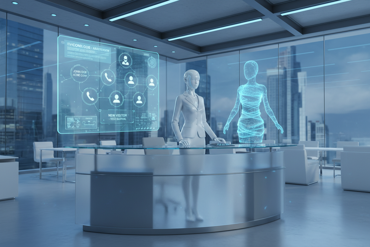 ai telefonist en receptionist voor een bedrijf